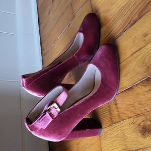 Nine West Velvet Pumps
